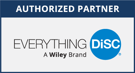 Authorized Partner Badge for Everything DiSC, a Wiley Brand, related to DiSC Management Certification Course for Managers & Supervisors.