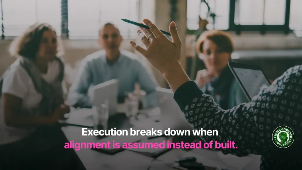 The Confidence Gap No One Talks About in Women’s Leadership 1 Leaders aligning team expectations and priorities before execution